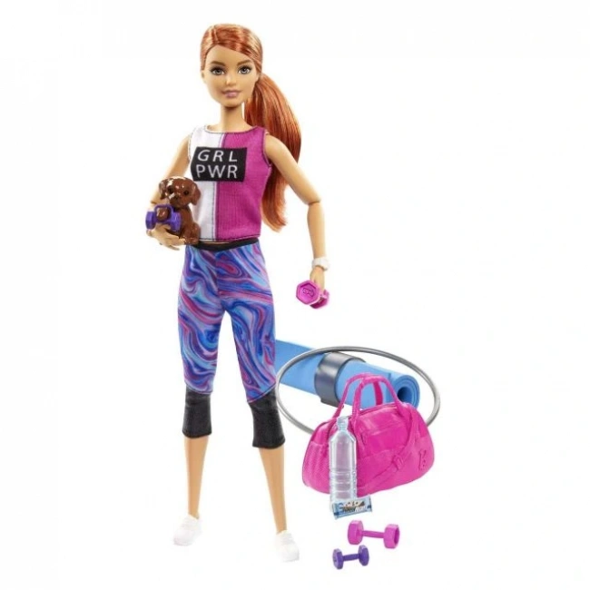 Barbie Kızıl Saçlı Fitness Bebeği