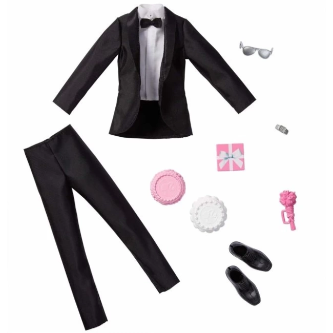 Barbie Moda Paketi Gelin Kıyafeti ile Ken Bebek