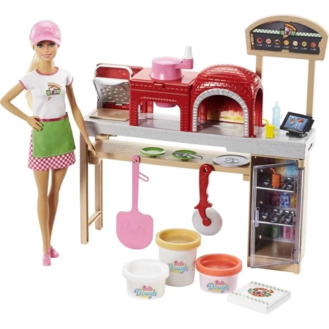 Barbie Sarışın Pizza Şefi Oyun Seti