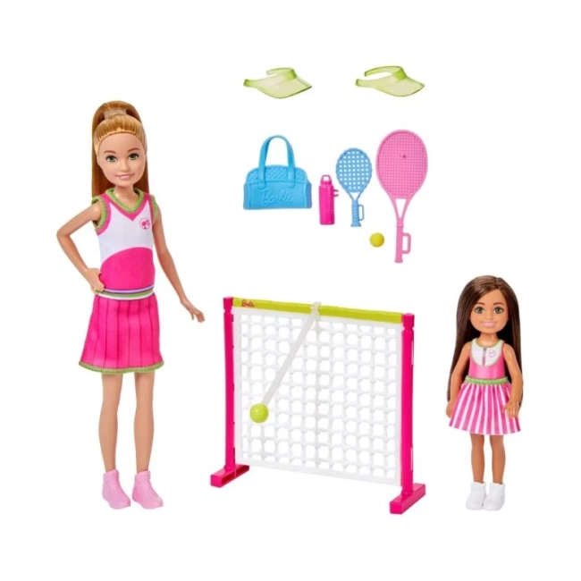 Barbie Stacie Chelsea Tenis Oyun Seti