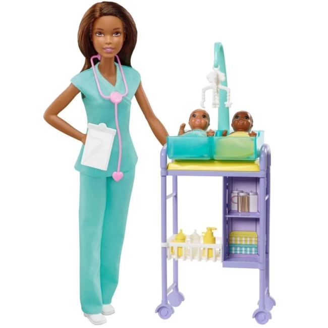 Barbie You Can Be Anything Bebek Doktoru Bebek ve Oyun Seti
