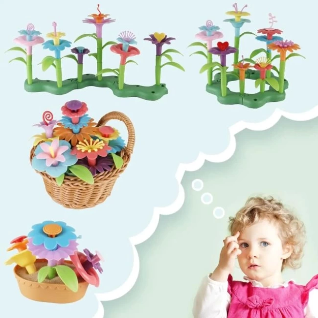 BIRANCO. Çiçek Bahçesi Yapı Oyuncakları