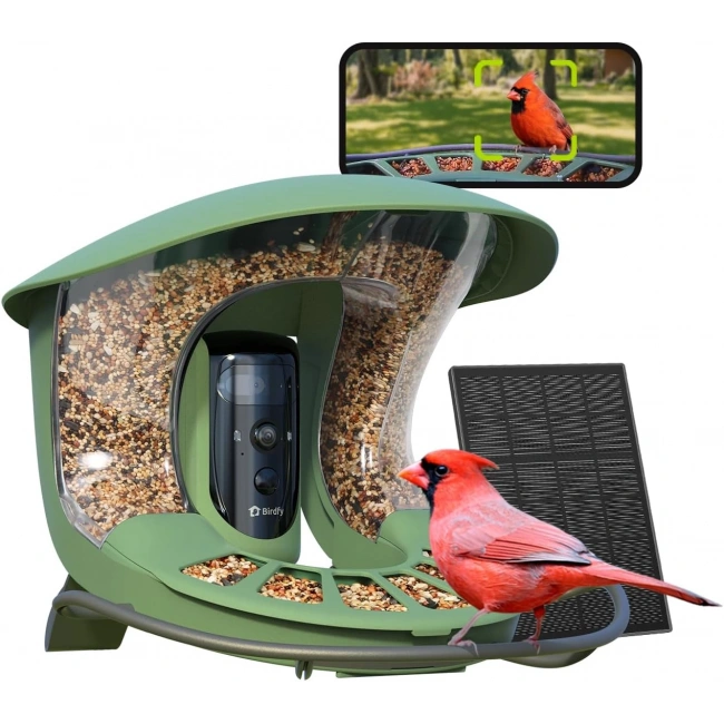 Birdfy 2 Akıllı Kuş Yemliği, Kamera, AI ile Kuş Türlerini Tanımlama 1 Kamera