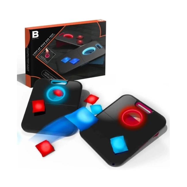 Black Series - Işık Fırlatmalı Bean Bag Atış Oyunu Seti Siyah Standart