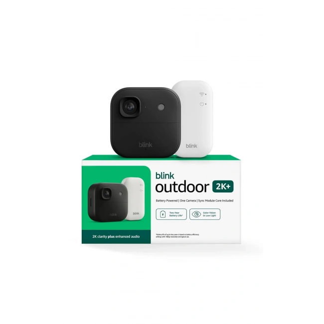 Blink Outdoor 2K+ (Yeni Model) - 2K Kablosuz Akıllı Güvenlik Kamerası - 1 Kamera
