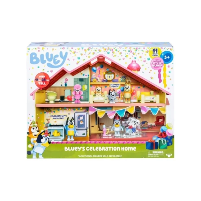 Bluey S11 Celebration Home Oyun Seti Çok Renkli