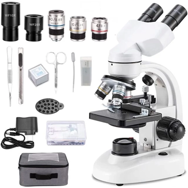 Bogrinuo Binoküler LED Aydınlatma Mikroskobu Binocular