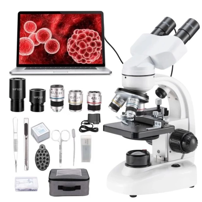 Bogrinuo Binoküler LED Aydınlatma Mikroskobu Binocular electron