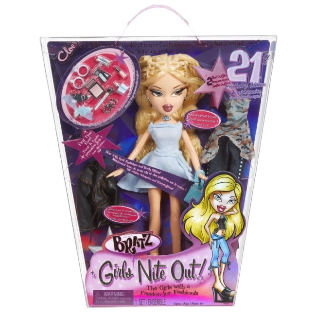 Bratz Girls Nite Out 21. Doğum Günü Sürümü Moda Bebeği Cloe