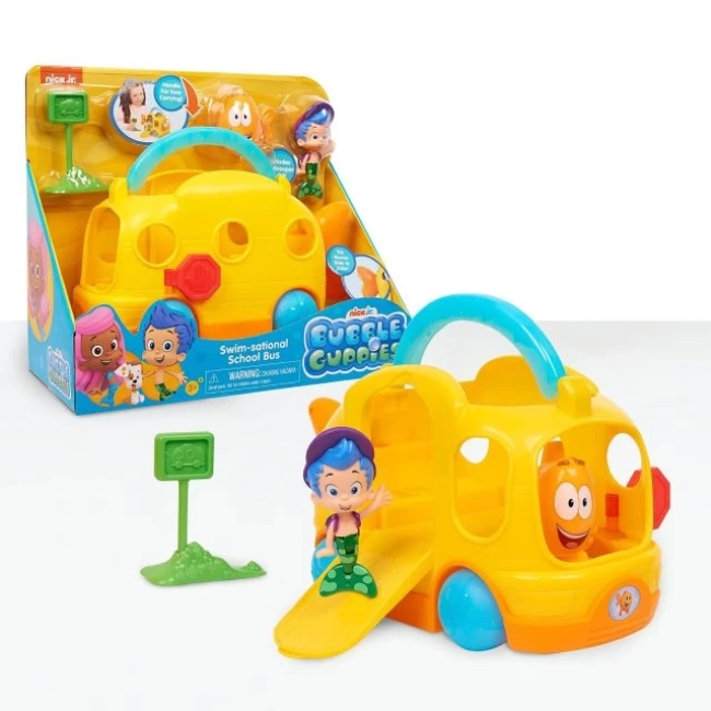 Bubble Guppies Yüzmeye Uygun Okul Otobüsü Standard Packaging