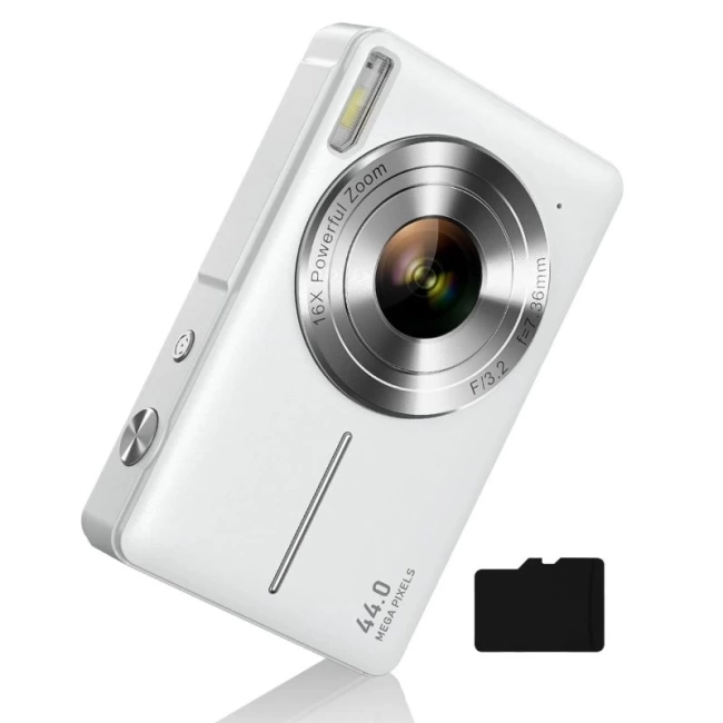 CAMKORY Digital FHD 1080P Kamera White