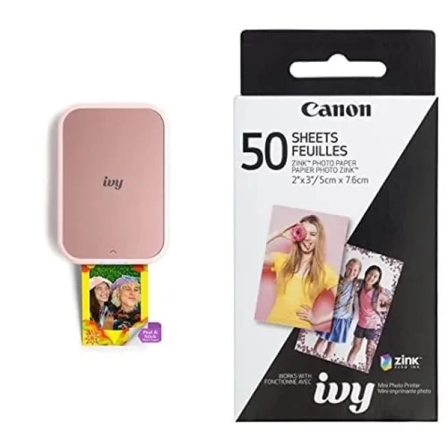 Canon Ivy 2 Mini Fotoğraf Yazıcısı Pembe Ivy 2