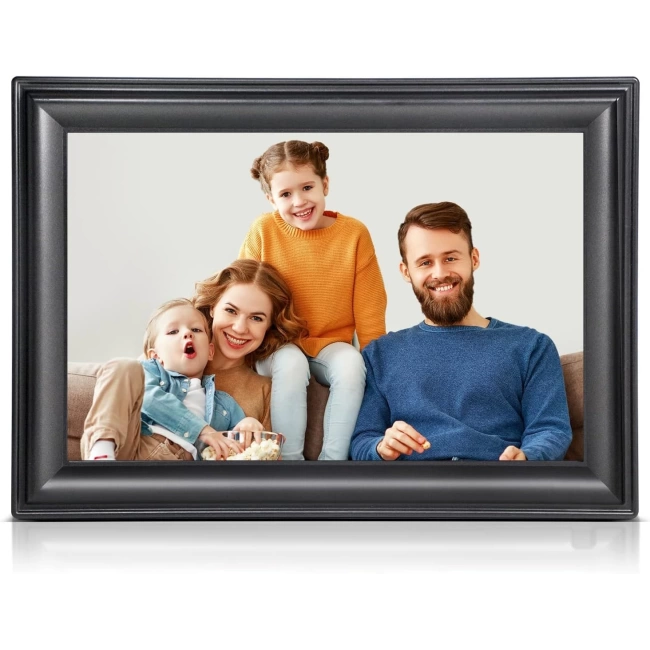 Canupdog WiFi Dijital Resim Çerçevesi 10.1 Inc, 1080P IPS Dokunmatik - Siyah