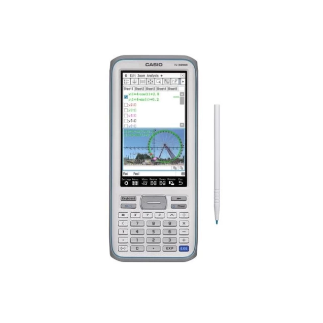 Casio Dokunmatik Ekran ve Stylus Grafik Hesap Makinesi 4.8 (fx-CG500)