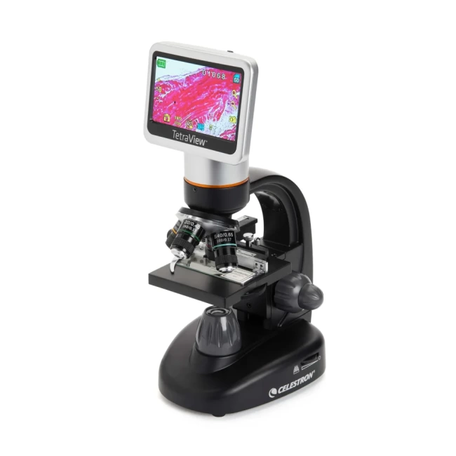 Celestron LCD Dijital Mikroskop II Dahili 5MP Dijital Kamera TetraView LCD Digital Micro