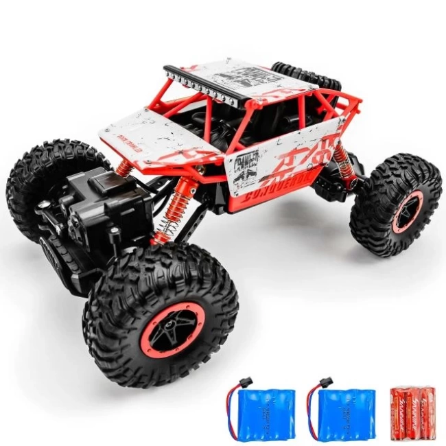 Cheerwing 1:18 Kaya Paletli 2.4Ghz Uzaktan Kumandalı Araba Kırmızı
