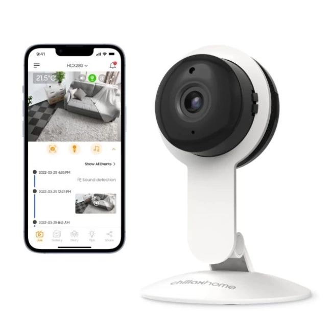 CHILLAX HCX280 Akıllı WiFi Ev Kamerası FHD 1080p 1 Count (Pack of 1)