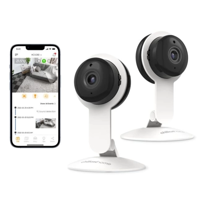 CHILLAX HCX280 Akıllı WiFi Ev Kamerası FHD 1080p Two Cameras