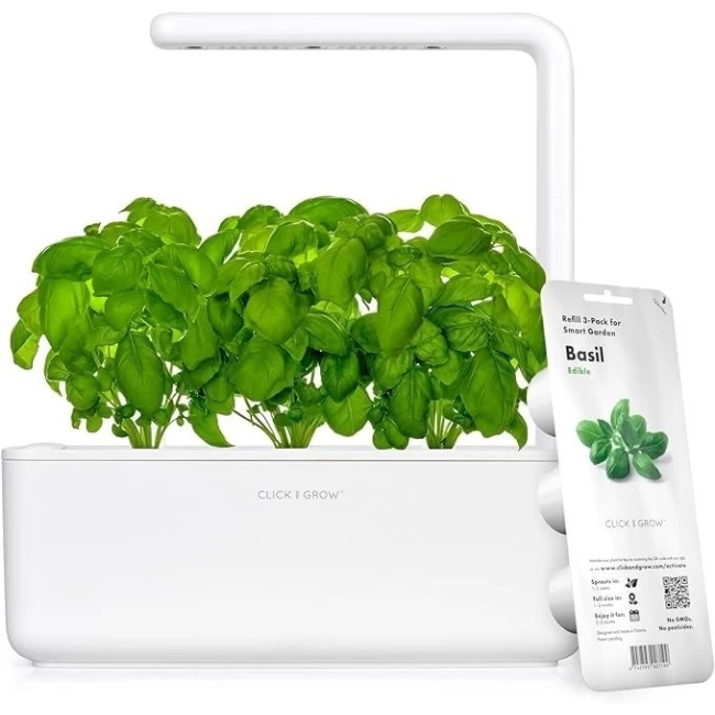Click & Grow Kapalı Alan Bitki Bahçesi Seti Büyüme Işığı - Beyaz