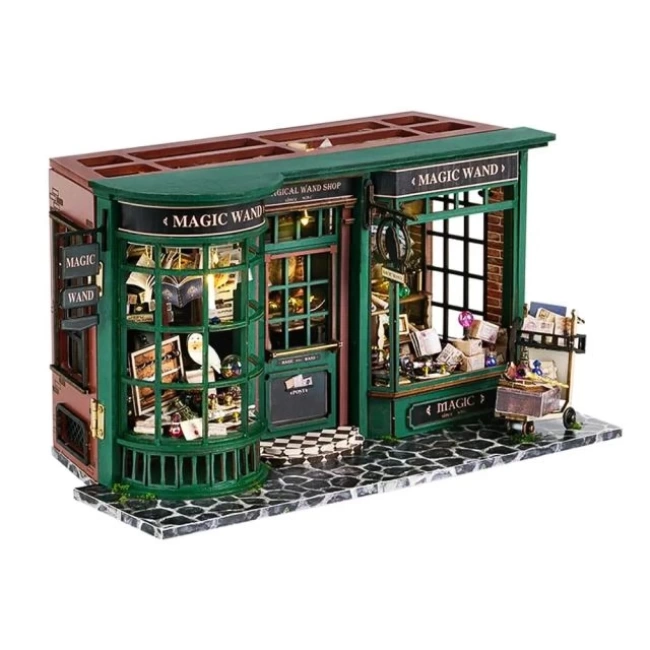 CUTEBEE DIY Ahşap Dollhouse ve Minyatür Mobilya Magic House2.0