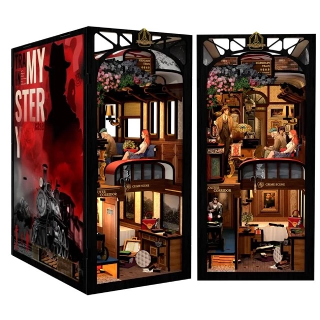 CUTEBEE DIY Dollhouse Kitaplık Hayvan Partisi Rave