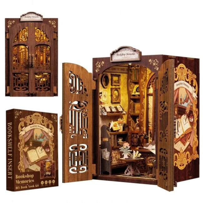 CUTEBEE DIY Oyuncak Ev Kitaplığı - Sakura Ağacının Altında