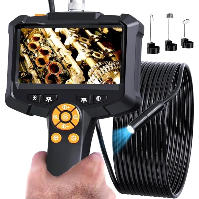 Daxiongmao 1080 HD Işıklı Gözlem Kameralı Borescope - IP67 Su Geçirmez