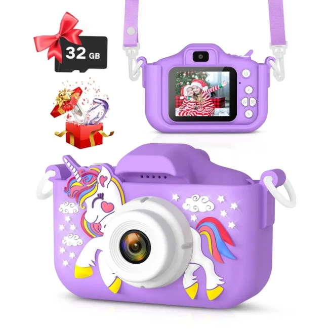 Desuccus Çocuklar için Dijital Kamera  Unicorn