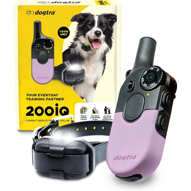 Dogtra 200iQ Uzaktan Eğitim E-Tasması 4,5+ Kg Köpekler - Lavanta
