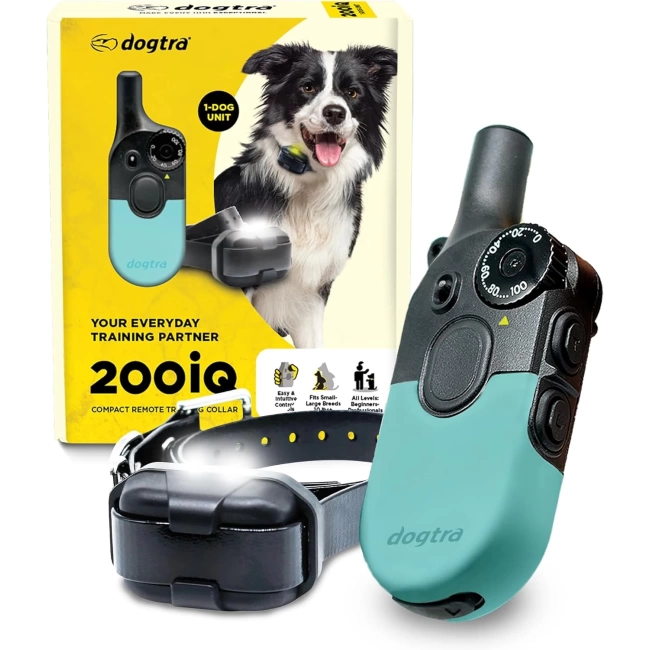Dogtra 200iQ Uzaktan Eğitim E-Tasması 4,5+ Kg Köpekler - Turkuaz