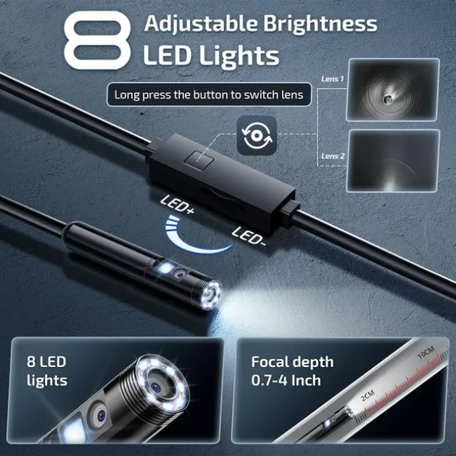 Elecshion 1920P Borescope Muayene Kamerası 2-interface
