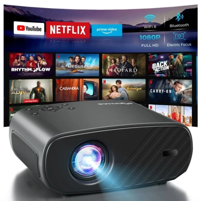 ELEPHAS 2024 Yükseltilmiş 1080P HD Projektör