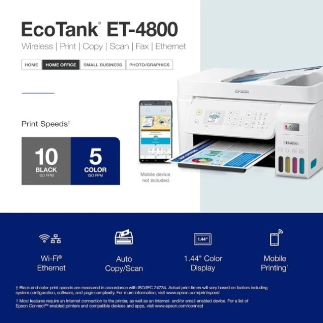 Epson EcoTank ET-4800 Supertank Yazıcı White