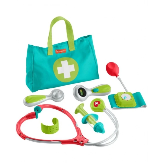 Fisher-Price - Eğlenceli 7 Parça Doktor Oyuncak Seti