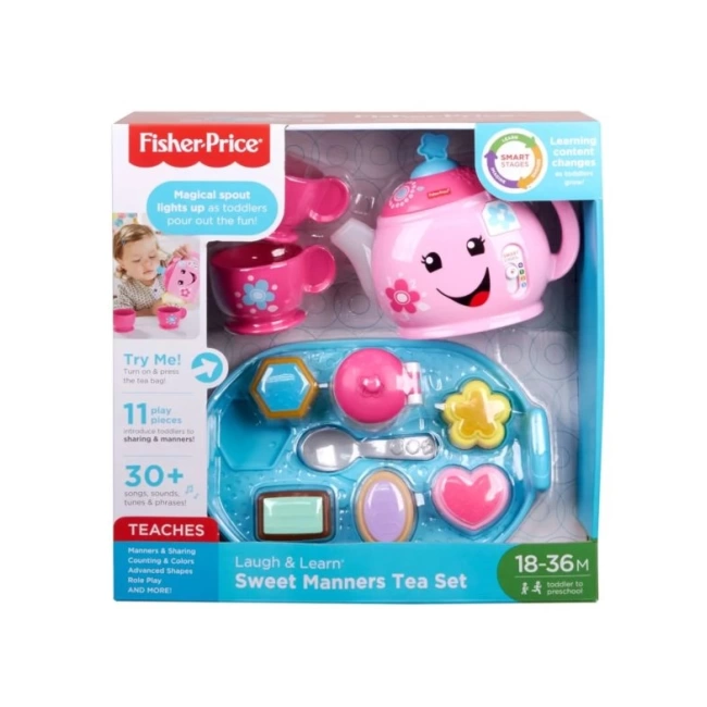 Fisher-Price Gül ve Öğren Tatlı Davranışlar Çay Seti
