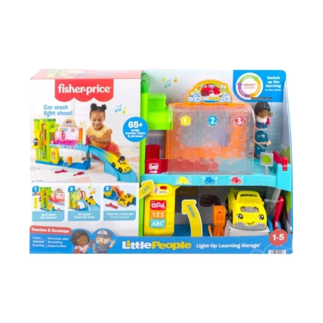 Fisher Price - Little People Araba ve Figürlü Oyun Seti  Çok Renkli