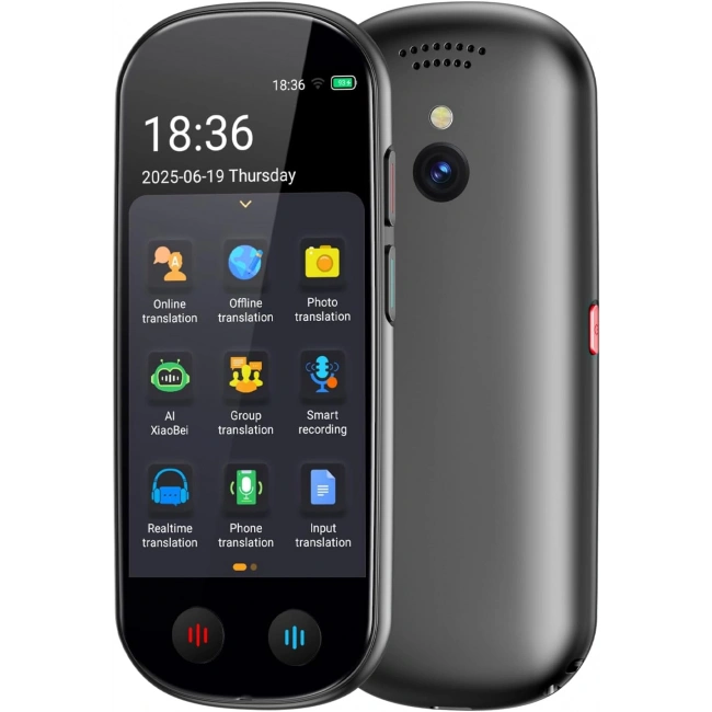FLTIDUNDI Çift Yönlü Yapay Zeka Sesli Dil Çevirmen Cihazı 150 Dil Desteği