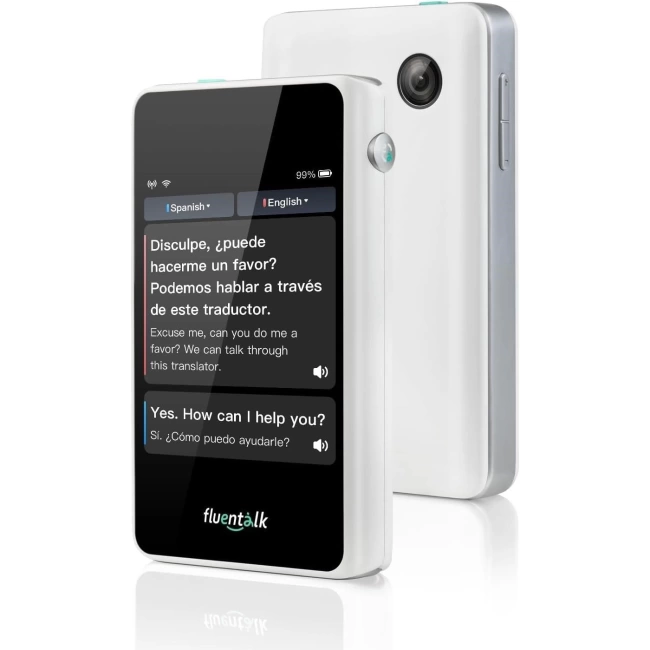 Fluentalk Timekettle T1 Mini Tercüman Cihazı WiFi Gerektirmez - Beyaz