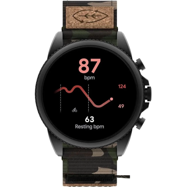Fossil Gen 6 Dokunmatik Akıllı Saat Siyah/Kamuflaj