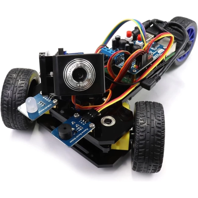 FREENOVE Üç Tekerlekli Akıllı Araç Kiti - Raspberry Pi İçin
