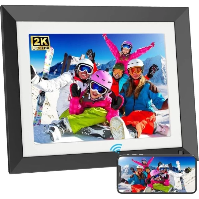 Fullja 11 inç Çift WiFi Dijital Fotoğraf Çerçevesi 32 GB