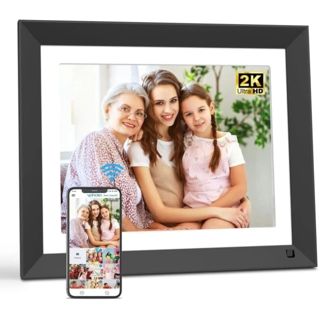 FULLJA 32GB Dokunmatik Ekranlı Dijital Resim Çerçevesi 15 inç