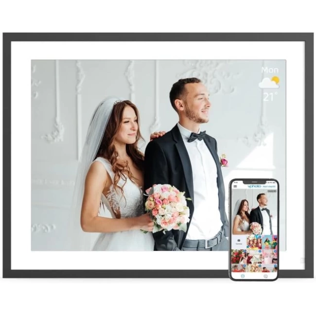 Fullja Büyük Dijital Resim Çerçevesi 17 inç 32 GB