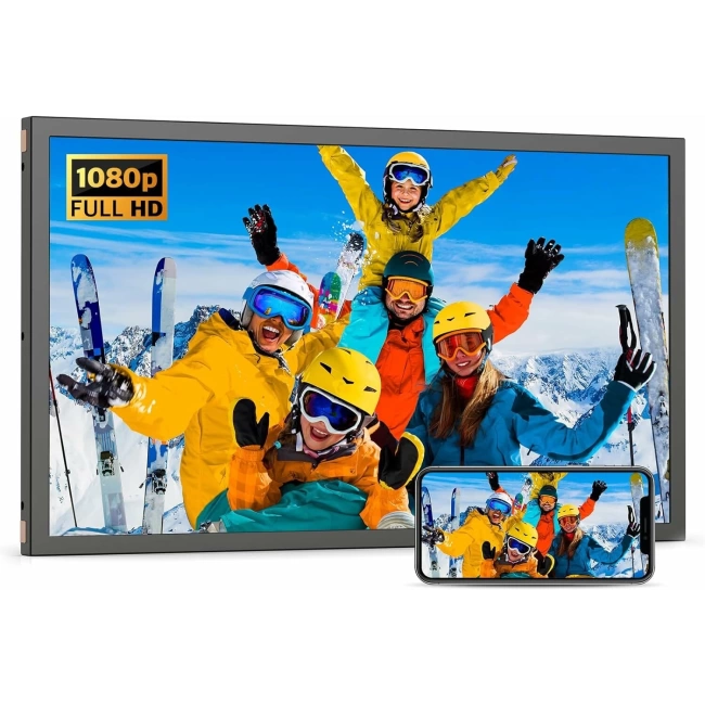 FULLJA Dijital Resim Çerçevesi - 21.5 Inc WiFi 32 GB, 1920x1080 IPS FHD 1080P