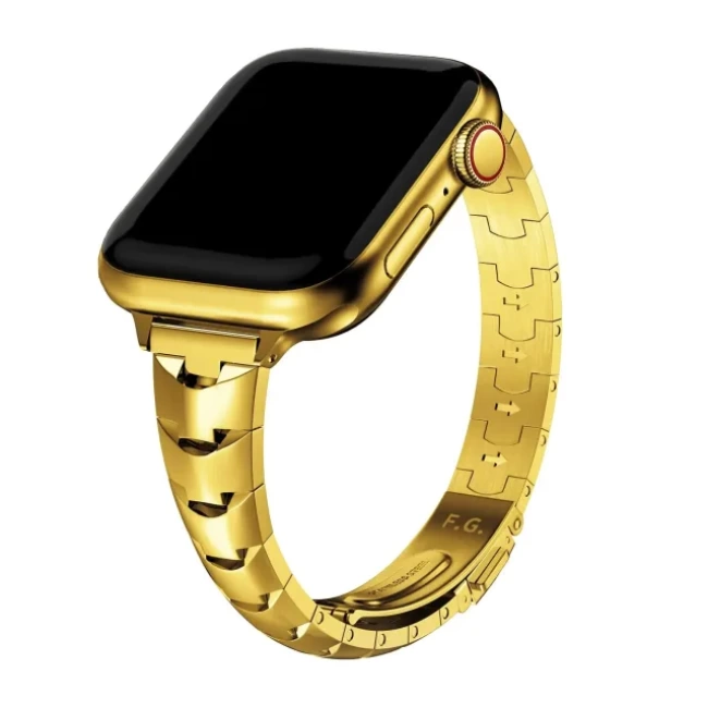 Fullmosa İnce Metal Bant Uyumlu Apple Watch Kordon