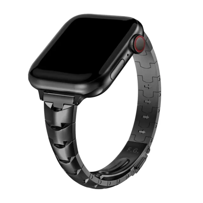 Fullmosa İnce Metal Bant Uyumlu Apple Watch Kordon