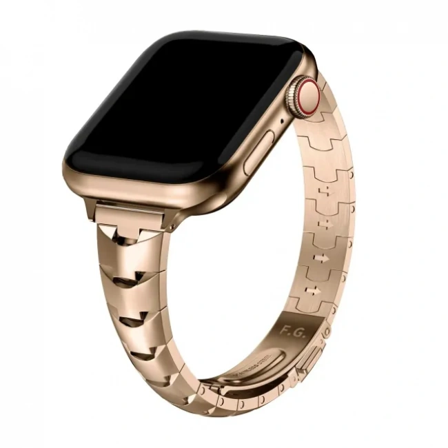 Fullmosa İnce Metal Bant Uyumlu Apple Watch Kordon