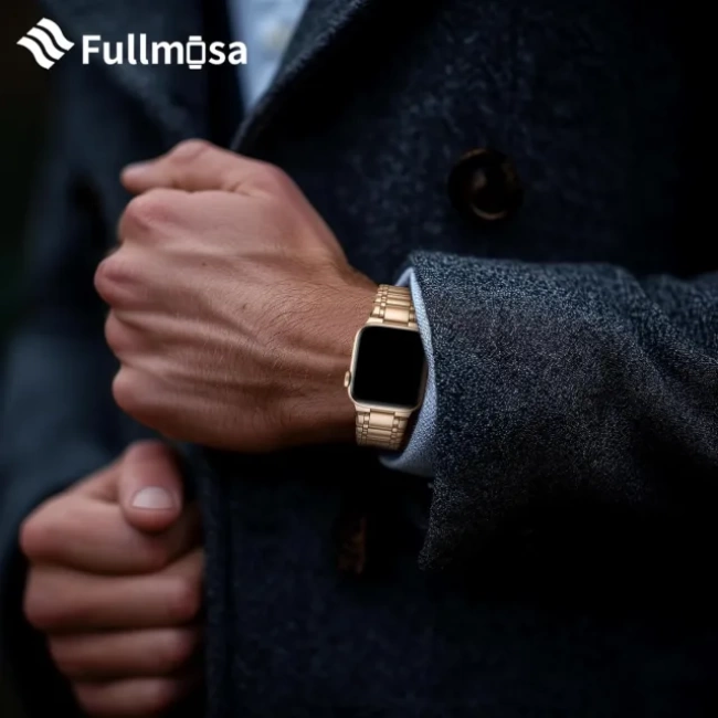 Fullmosa Metal Bantlarla Uyumlu Apple Watch Kordon