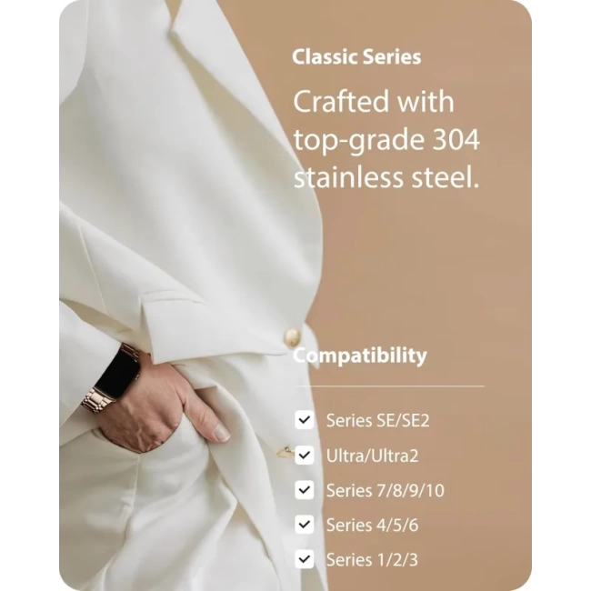 Fullmosa Metal Bantlarla Uyumlu Apple Watch Kordon