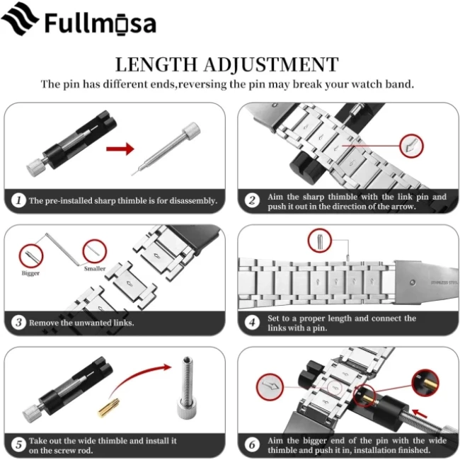 Fullmosa Metal Bantlarla Uyumlu Apple Watch Kordon